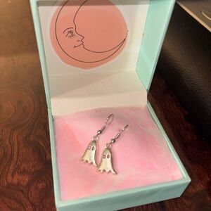 Silver Ghost Earrings